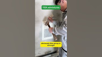 YIDA laboratory, tile adhesive experiment phase II. #hpmc #yida #cellulose #chemicals #shorts