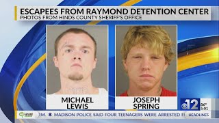 Two detainees escape from Hinds County Detention Center