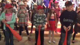Wyatt's 3rd grade play concert called hats