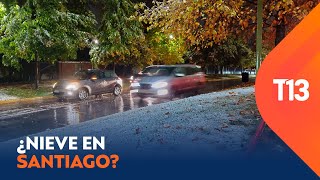 Caída de nieve en comunas de la región Metropolitana: El día y la hora en que ocurriría