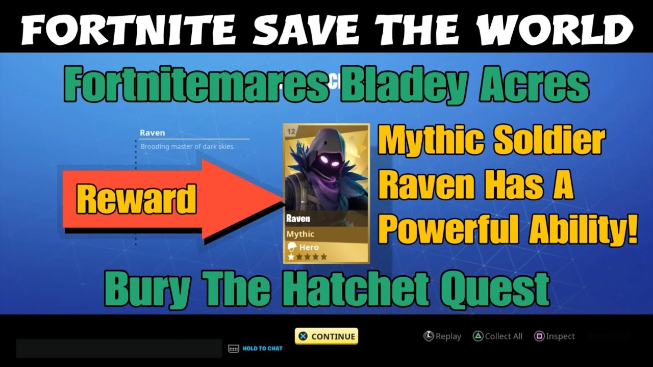 300) Fortnite Save The World Fortnitemares Bladey Acres Bury The