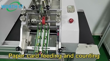 Paper card friction feeder counting machine factory