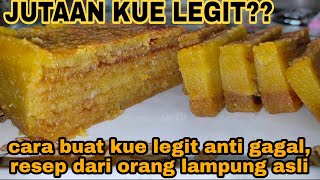 Cara Buat Kue Legit Khas Lampung How To Make Legit Cake Of Lampung Traditional Food??