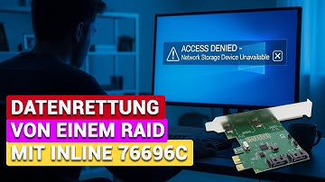 How to recover data from a RAID array when the InLine 76696C controller fails