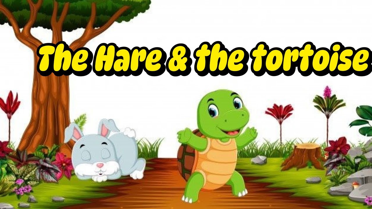 The Hare and the tortoise Story| Bedtime Story For kids Hut#shortstory ...