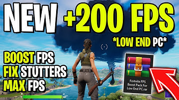 How To Fix STUTTERS, FPS Drops & Boost FPS In Fortnite Chapter 3! (2022)