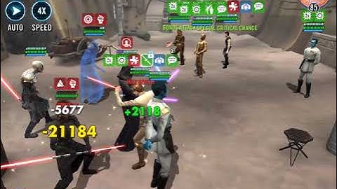 Swgoh Traya vs cls with C3PO
