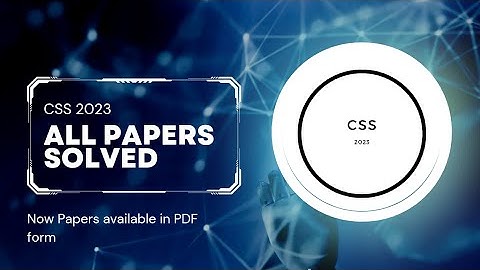 CSS 2023 All papers solved | CSS 2023 English Literature full past paper solved | CSS past papers
