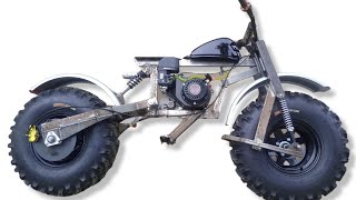 Homemade Fat Tire Motorcycle part 1