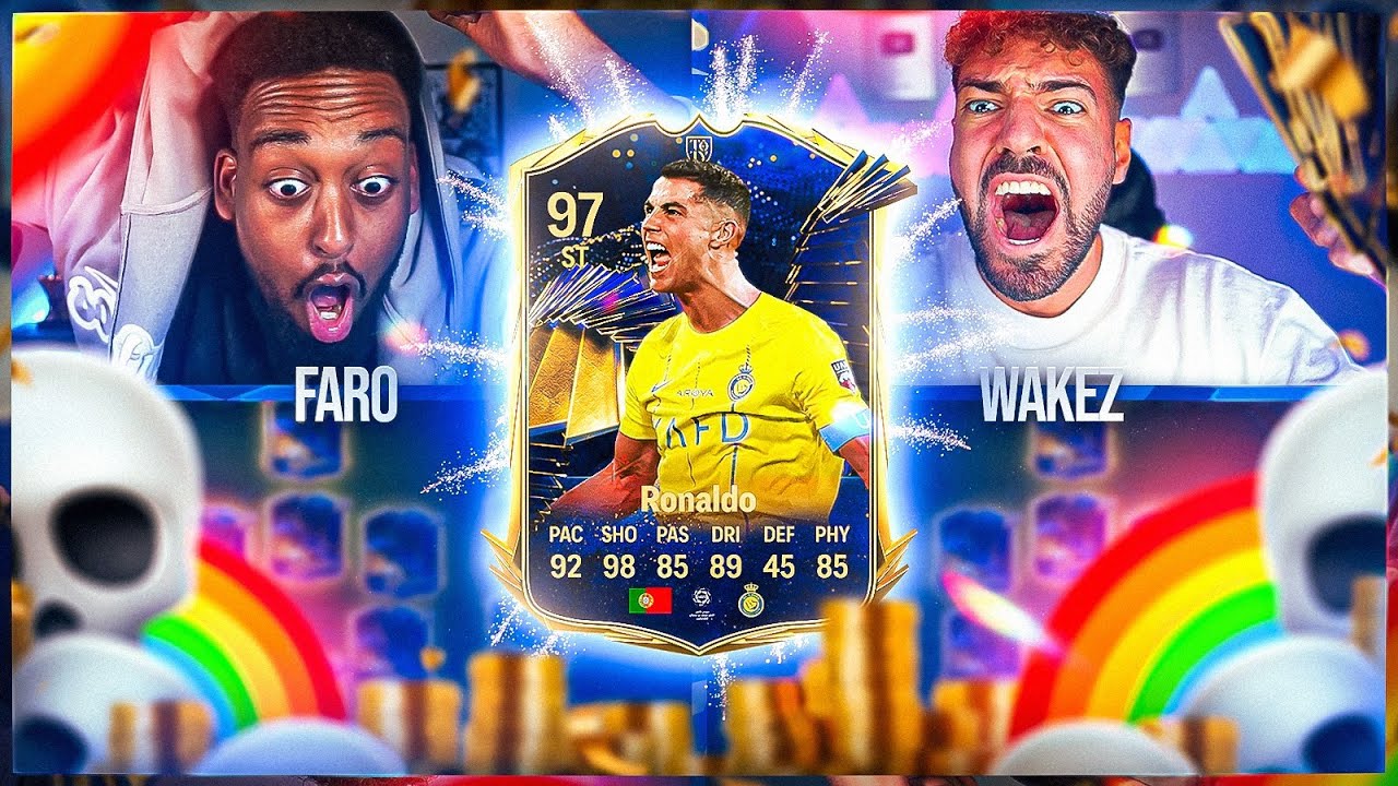 RACHE IST SÜẞ😈TOTY CR7 RAINBOW SQUAD BUILDER BATTLE🥶WAKEZ vs FAROOOYT I EA FC