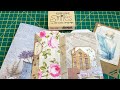 Tutorial accordion mini folio  journal  album  using 6x6 paper papercrafts diycrafts