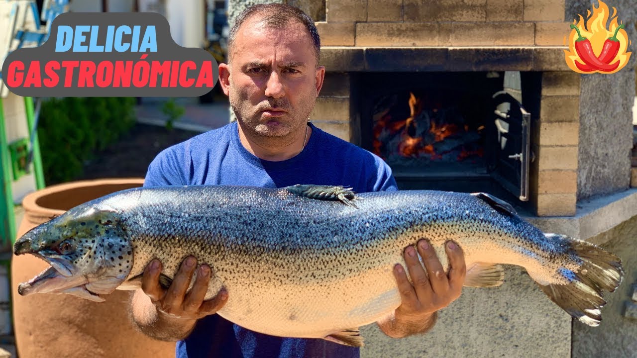 Enorme salmón al horno | salmón con verduras @GEORGY KAVKAZ Cocinero