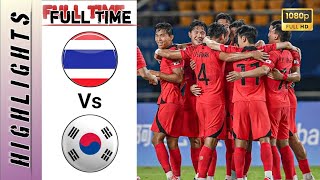 Thailand U23 (0) Vs (4) South Korea U23 || Asian Games 2023 U23
