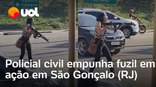 Policial Civil Usa Fuzil Durante Ação Na Favela Do Salgueiro Rj Veja Vídeo