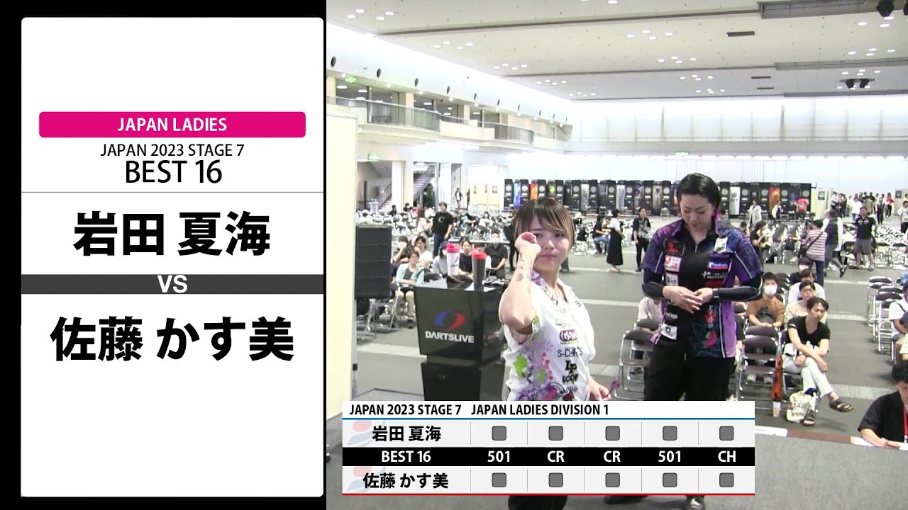日本ダーツ祭り2024 BLACK HOLEくじ A賞(ワンブル) 岩田夏美く