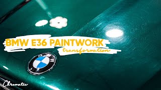 Transforming 26 Year Old BMW E36 Paint - Satisfying Paint Correction