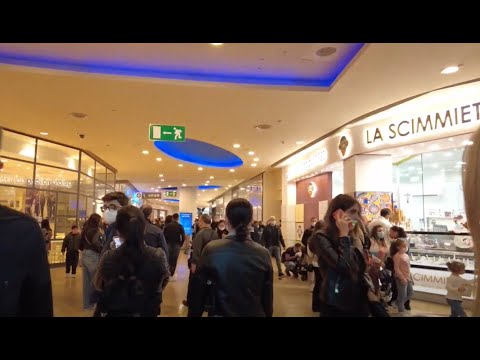 Centro Commerciale Campania Caserta in Naples, Italy - 4K Walk