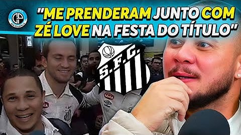 ZÉ LOVE E MADSON NO SANTOS PRESOS NA FESTA DO TÍTULO DO SANTOS 🤣🤣🤣