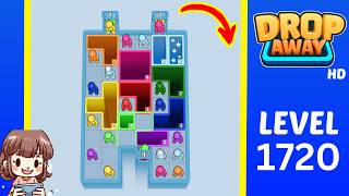 Drop Away Level 1720 Solution Walkthrough