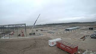 Time Lapse of New Red Gold Warehouse in Geneva, Indiana