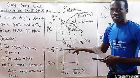 Gas power cycles thermodynamics || Carnot cycle Numerical one...