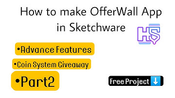 How to Make Offer wall App in sketchware. Complete Task & Earn Points in sketchware pro