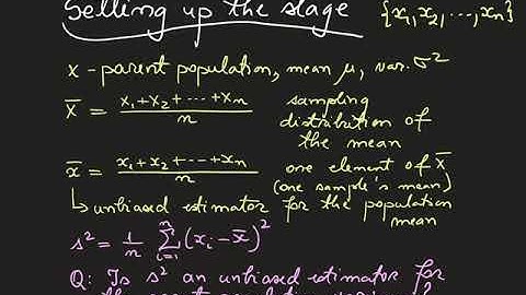 Unbiased estimator for the variance