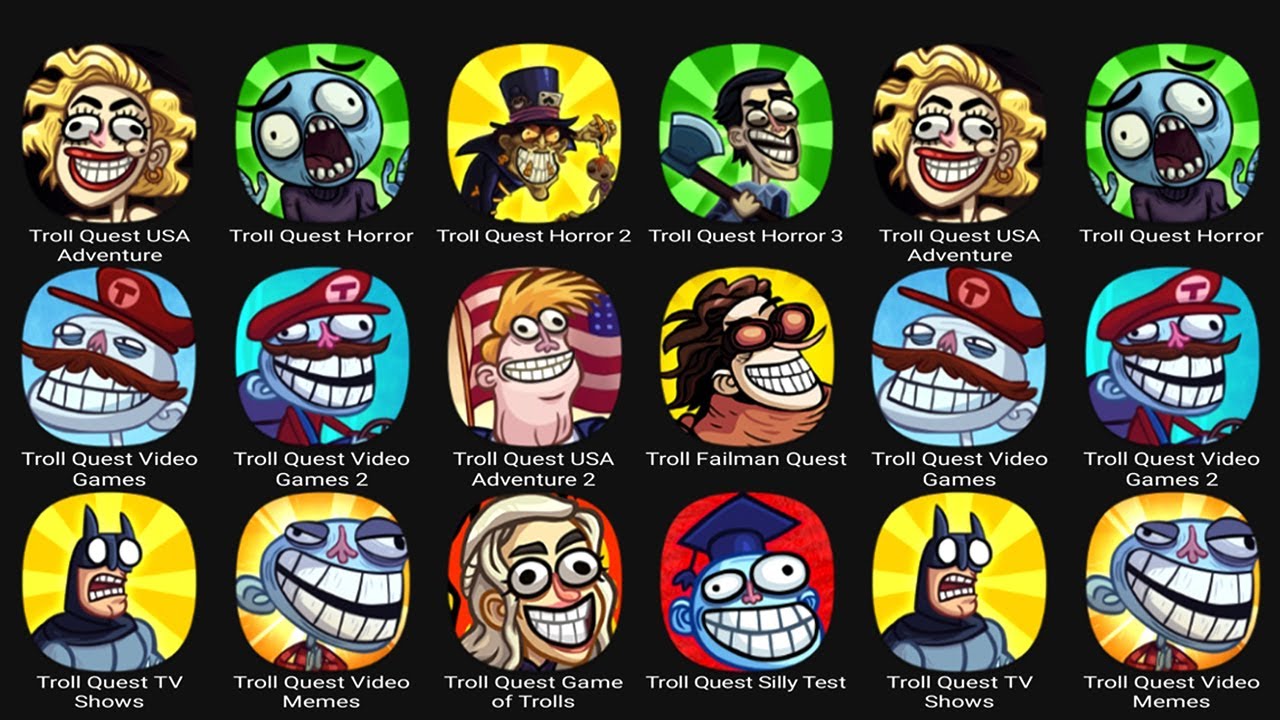 Troll Face Quest: Petualangan Teka-Teki Absurd yang Bikin Ngakak Terus 2 Troll Quest USA Adventure, Troll Quest Horror, Troll Quest Horror 2, Troll Quest Horror 3.... - YouTube