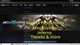 Celebrity Mecha Break May 12 Patch notes Net Worth