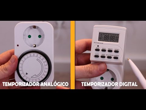 GENERICO Timer Temporizador Eléctrico Analogico 24 Horas Adaptador
