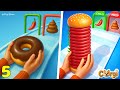 Burger Master VS Bakery Stack EP5 - Max Levels SpeedRun Gameplay (iOS, Android)