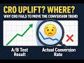 Why CRO A/B Tests Show Wins — But Your Conversion Rate Doesn’t Budge