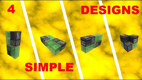 How To Make 4 Simple Flying Machines (Minecraft Java Edition)