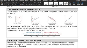 MAP4C  - 3.2 - Using Scatter Plots to Identify Relationships - VIDEO