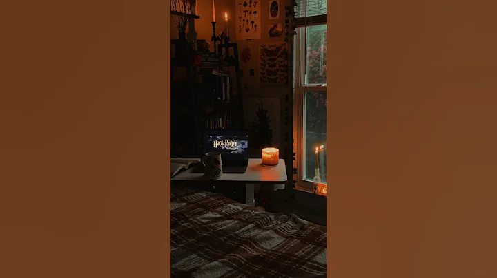 dark & stormy afternoon spent being cozy & watching Harry Potter ⛈️🪄🕯️🫖 #cozy #rainydays