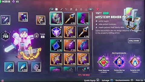 Minecraft Dungeons - Using a Power 10 dynamo sword to one shot the highest hp boss in the game...