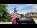 How to mount a flag to truck bed