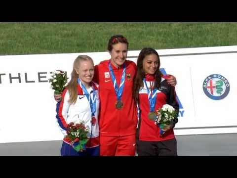 Women's 100 m T44 | Victory Ceremony | 2016 IPC Athletics European Championships Grosseto