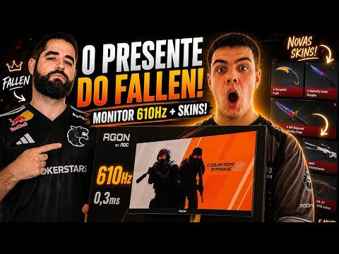 O FalleN me SURPREENDEU com esses presentes…🎁🤍 @fallenINSIDER @fallenINSIDER2 @agonbyaocbr 