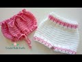 SHORT DE CROCHE CONJUNTO INFANTIL