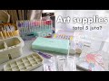 Shopee haul art supplies borong 5 juta copic watercolor brush set stationery