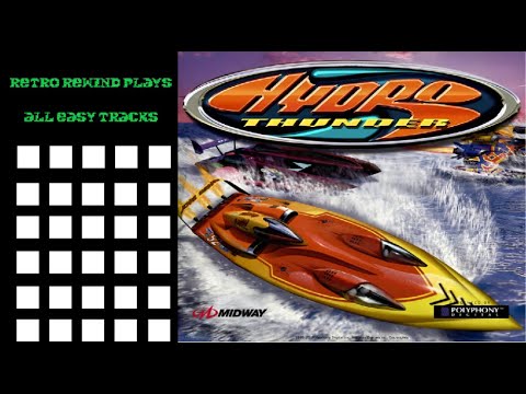 Hydro Thunder All Easy Tracks N64 Gameplay