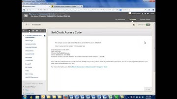 Connecting SoftChalk and Blackboard