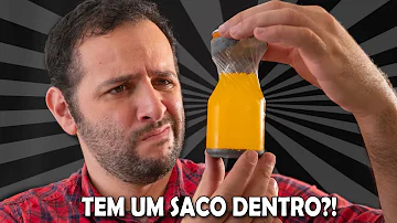 O que aconteceu com a lata de refrigerante por que isso aconteceu *?