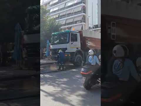 Τροχαίο πλατεία Ομονοίας Πάτρα 6/11/2023