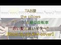 【TAB】&rdquo;白い夏と緑の自転車 赤い髪と黒いギター&rdquo; the pillows【BackingGuitarcover】