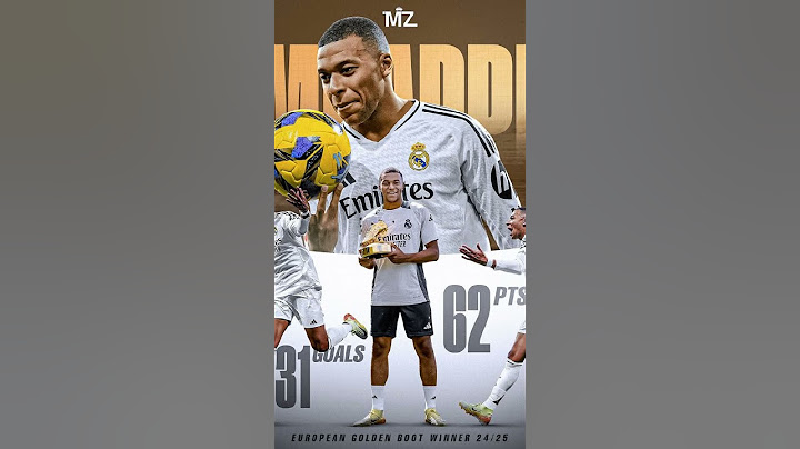 🚨 𝐎𝐅𝐅𝐈𝐂𝐈𝐀𝐋: KYLIAN MBAPPÉ IS THE WINNER OF THE 2024/25 EUROPEAN GOLDEN BOOT#mbappe#realmadrid#trend