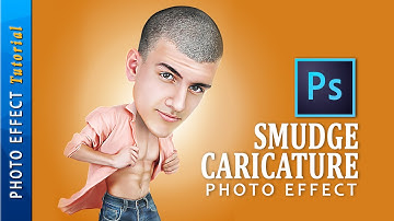 Photoshop Caricature Smudge Painting Effect - Photoshop CC Tutorial
