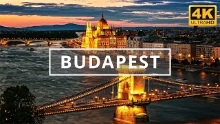 Budapest , Hungary 🇭🇺 | 4K Drone Footage (With Subtitles)