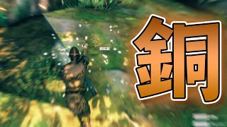 バイキング生活2日目、銅鉱石をゲットだ！！！ - Valheim